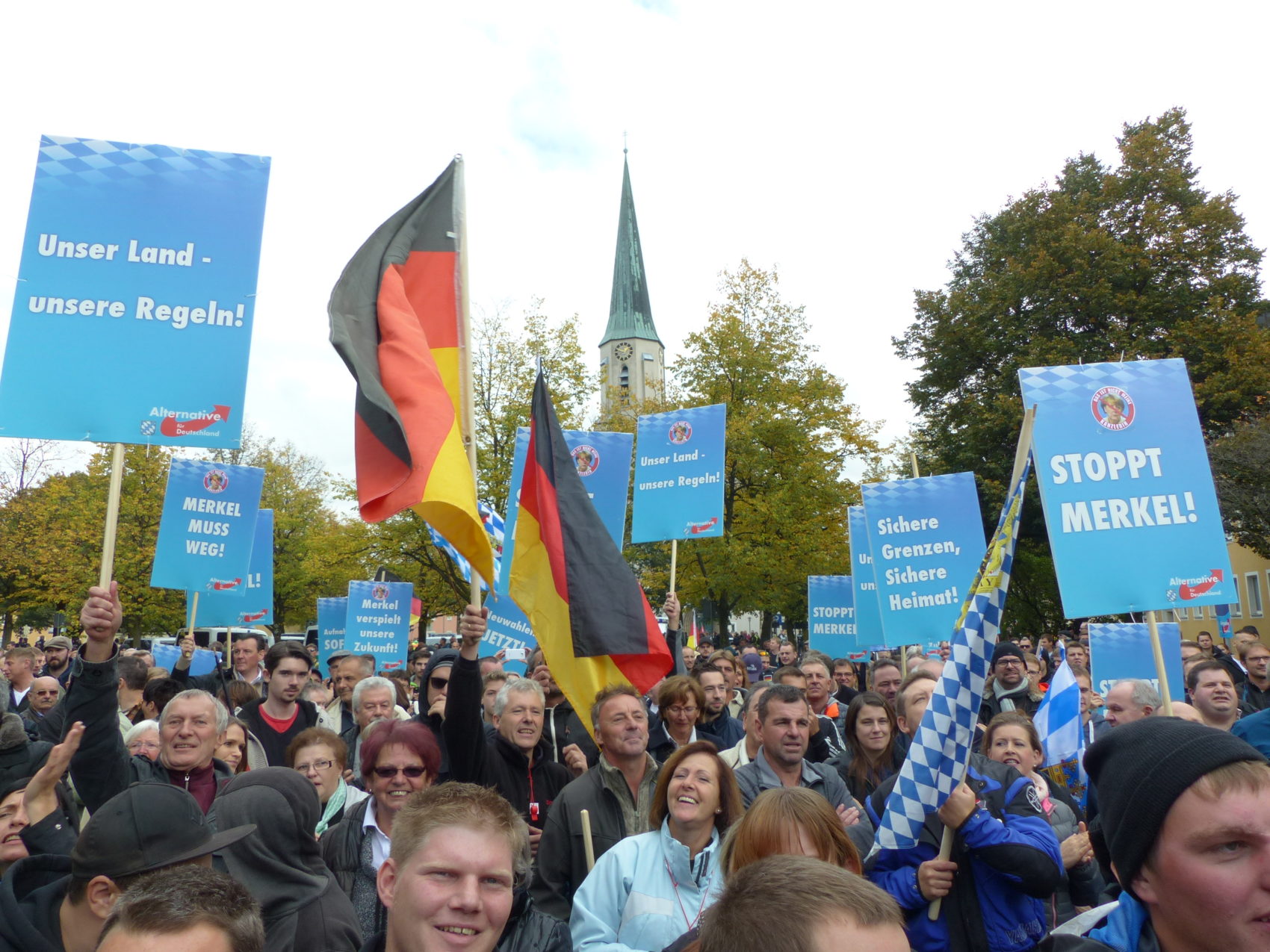Alternative for Germany? Could the Christian Democrats lose their Base to a Protest Party? Bernd Lucke AfD Rally