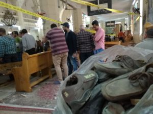 Coptic Church Bombing April 9 2017 Shoes