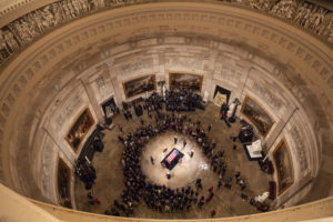 George H.W. Bush Lying in State US Capitol Rotunda