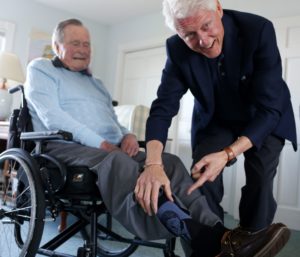 George H.W. Bush Bill Clinton Bipartisan Friendship Socks