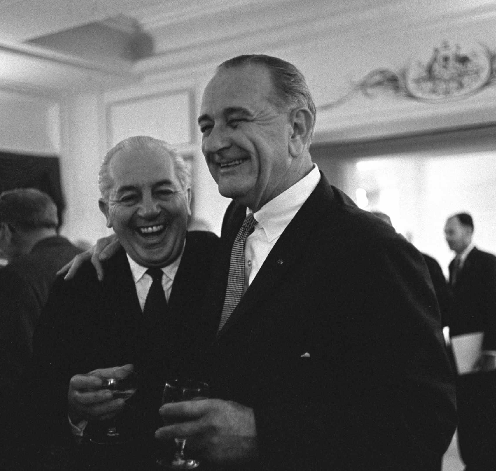 telephone call president Trump and Australia prime minister refugees bromance between LBJ Harold Holt