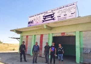 reopened mechanic shop Queregosh, Iraq Islamic State Christians