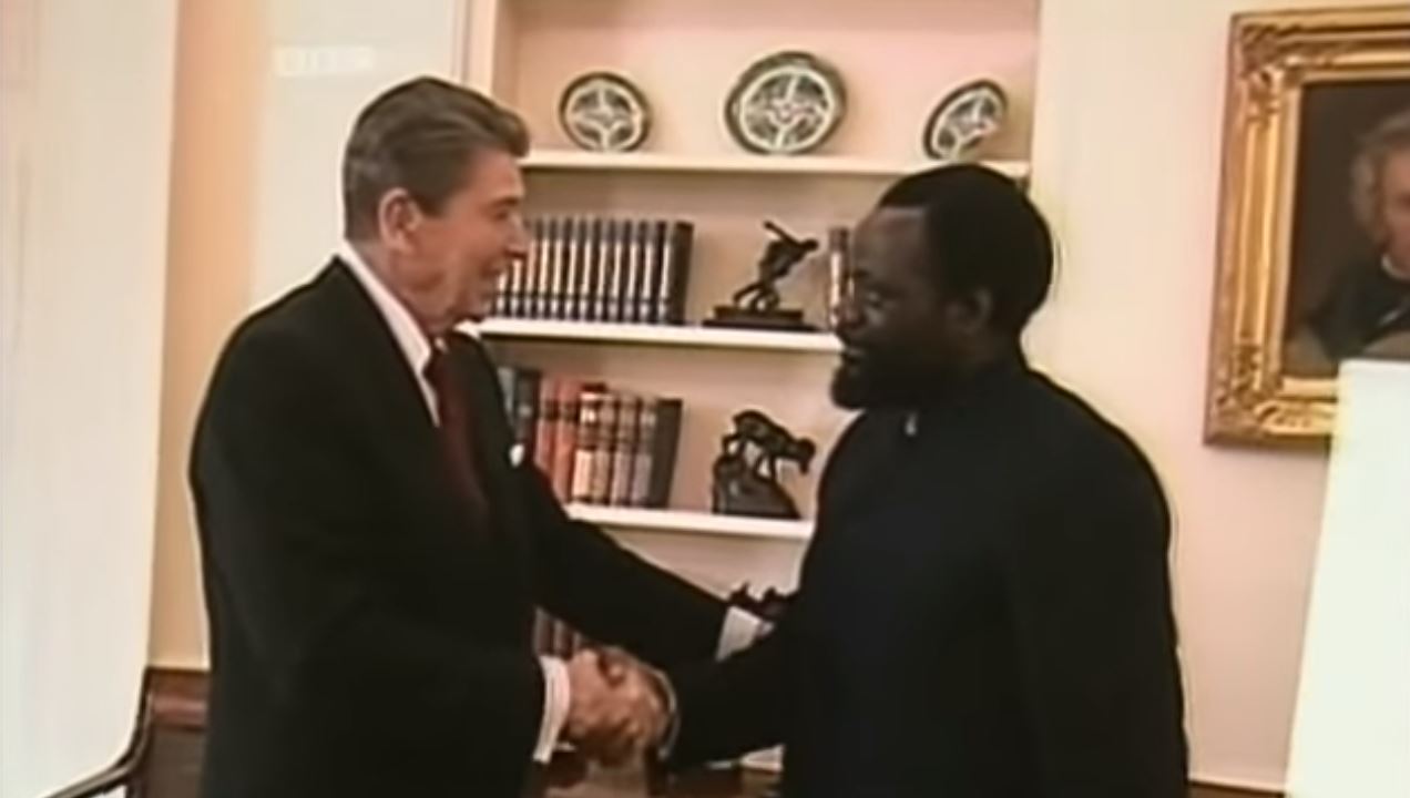 Angola Angolan Falwell Bush Savimbi