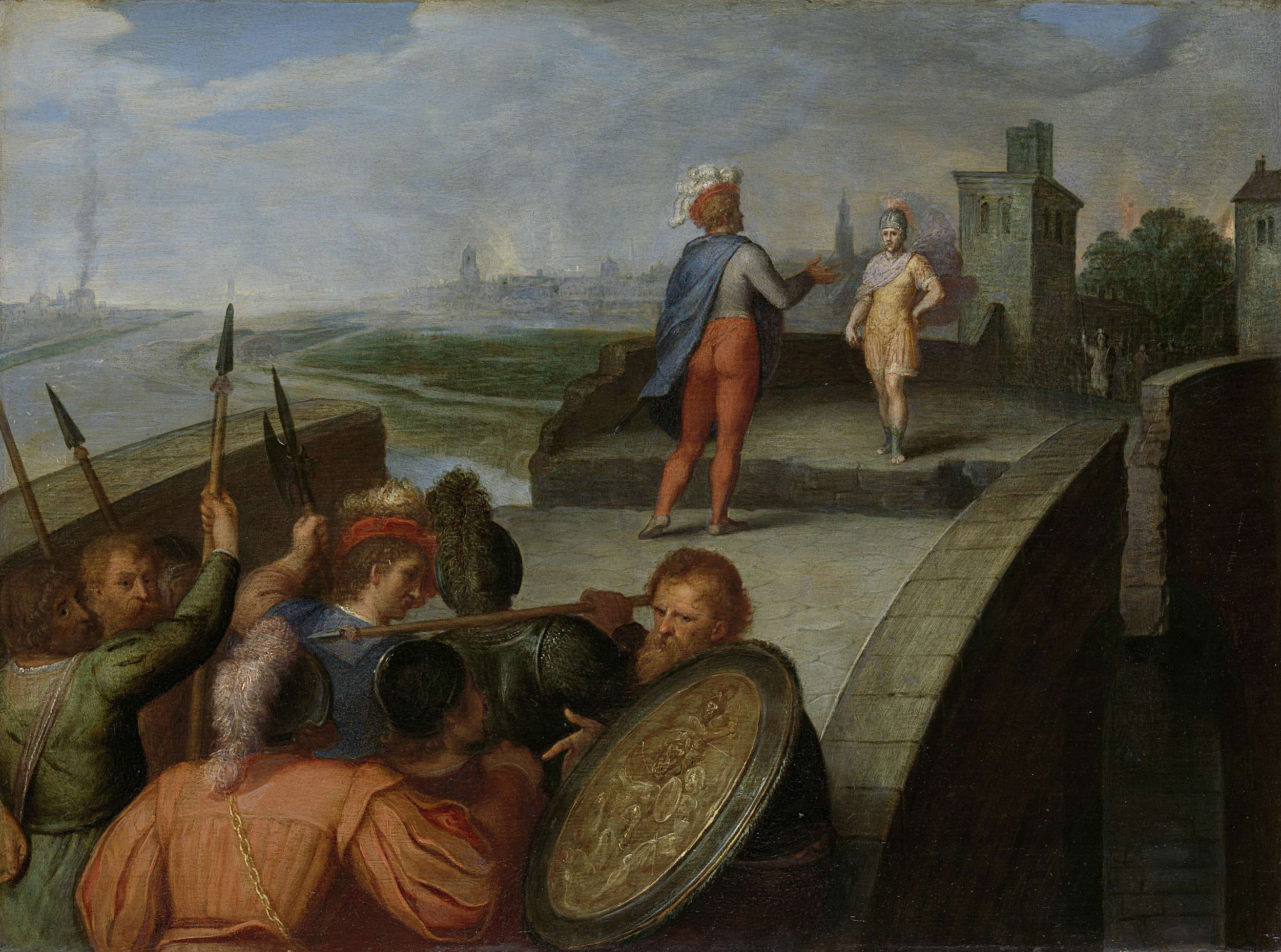 The Peace Negotiations Between Claudius Civilis and the Roman Captain Cerealis by Otto van Veen, 1600-1613