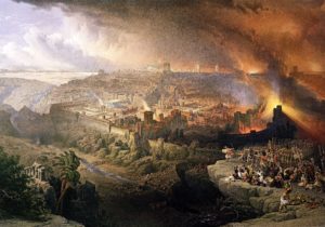 the second temple destruction on passover